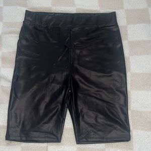 BRAND NEW - ASOS Pleather Biker Shorts